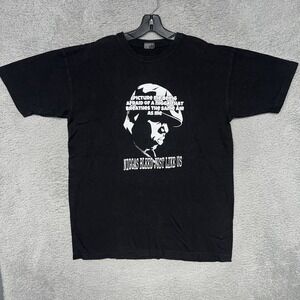 VTG Biggie Smalls Notorious B.I.G. T Shirt Men's XL Black Ni**as Bleed Gemrock